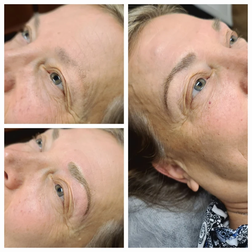 Before and After Permanent Cosmetics Example